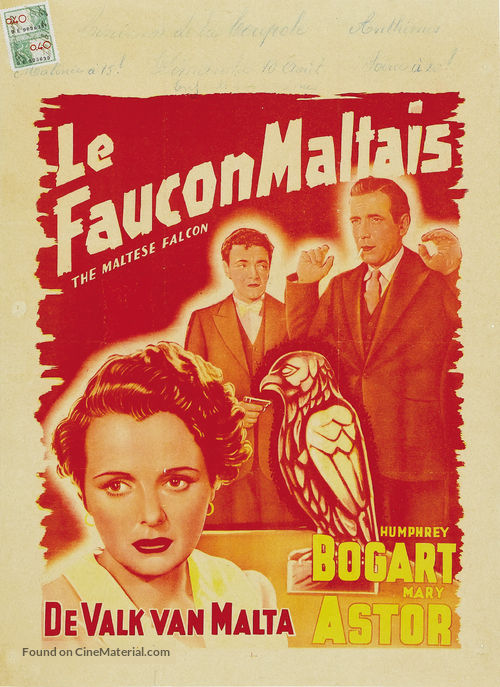 The Maltese Falcon - Belgian Movie Poster