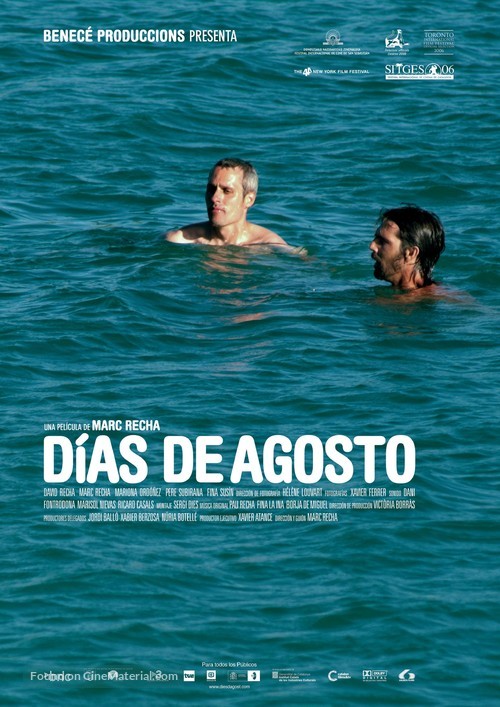 Dies d&#039;agost - Spanish Movie Poster