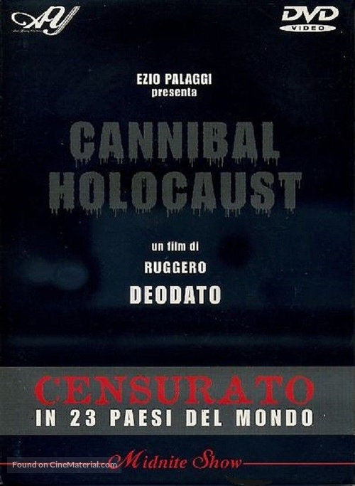 Cannibal Holocaust - Italian DVD movie cover