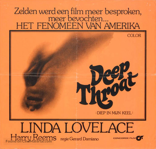 Deep Throat - Dutch Movie Poster