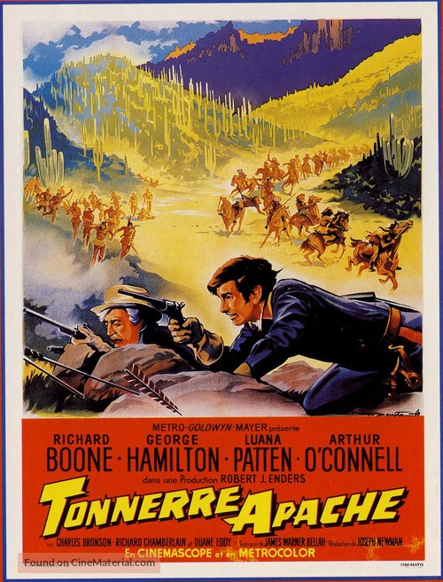 A Thunder of Drums - French Movie Poster
