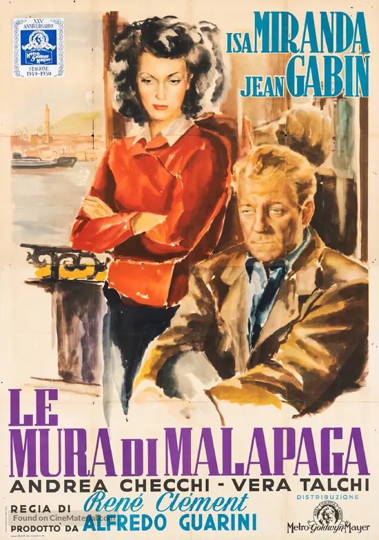 The Walls of Malapaga (1949) Italian movie poster