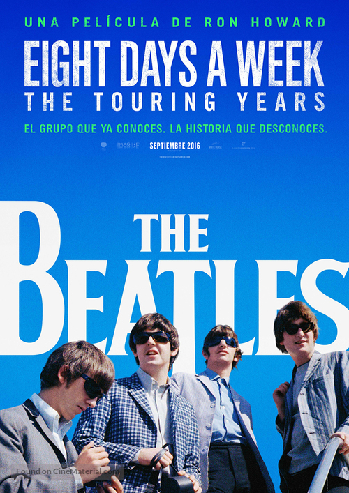 The Beatles: Eight Days a Week - Spanish Movie Poster