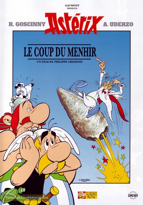 Ast&eacute;rix et le coup du menhir - French DVD movie cover