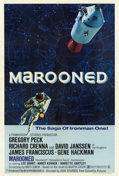 Marooned - Theatrical movie poster