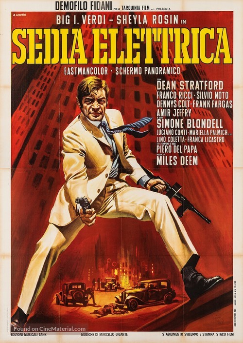 Sedia elettrica - Italian Movie Poster