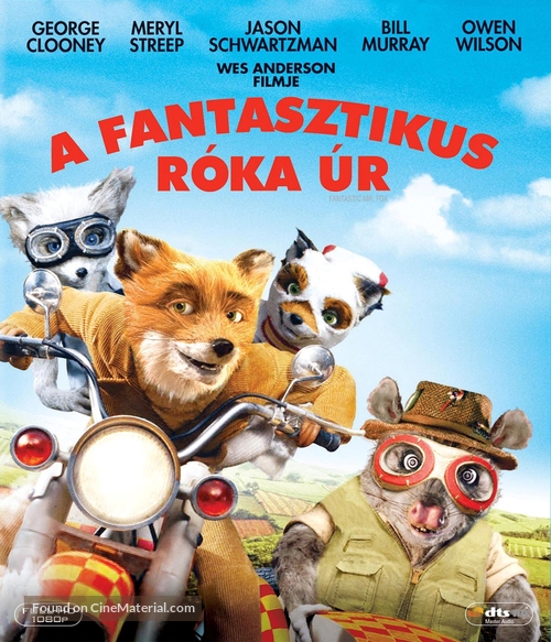 Fantastic Mr. Fox - Hungarian Blu-Ray movie cover