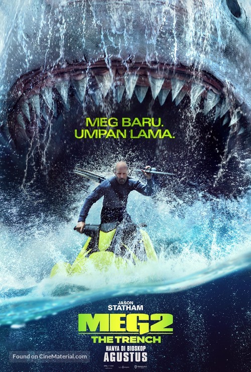 Meg 2: The Trench - Indonesian Movie Poster