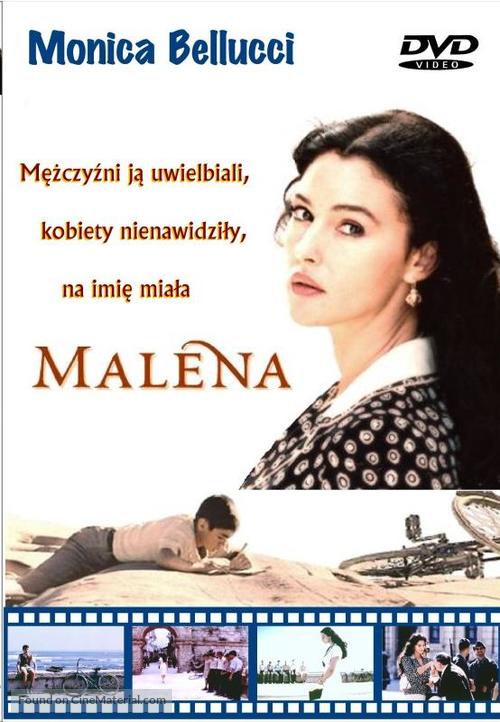 Mal&egrave;na - Polish DVD movie cover