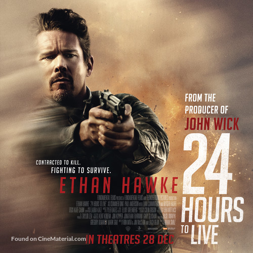 24 Hours to Live - Singaporean Movie Poster