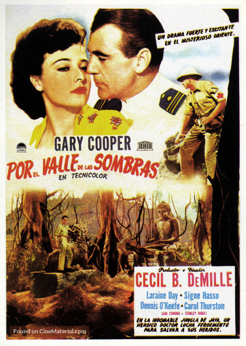 The Story of Dr. Wassell - Spanish Movie Poster