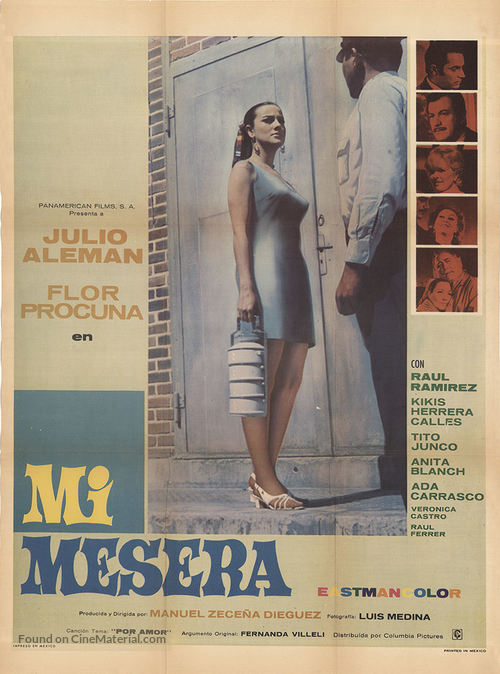Mi mesera - Mexican Movie Poster