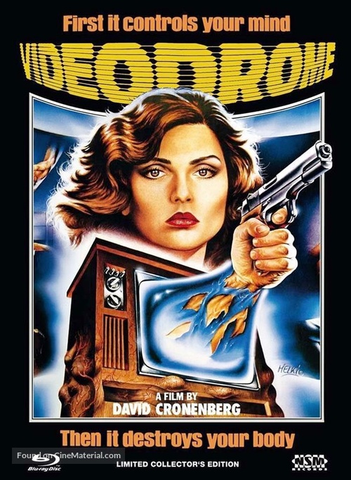 Videodrome - Austrian Blu-Ray movie cover