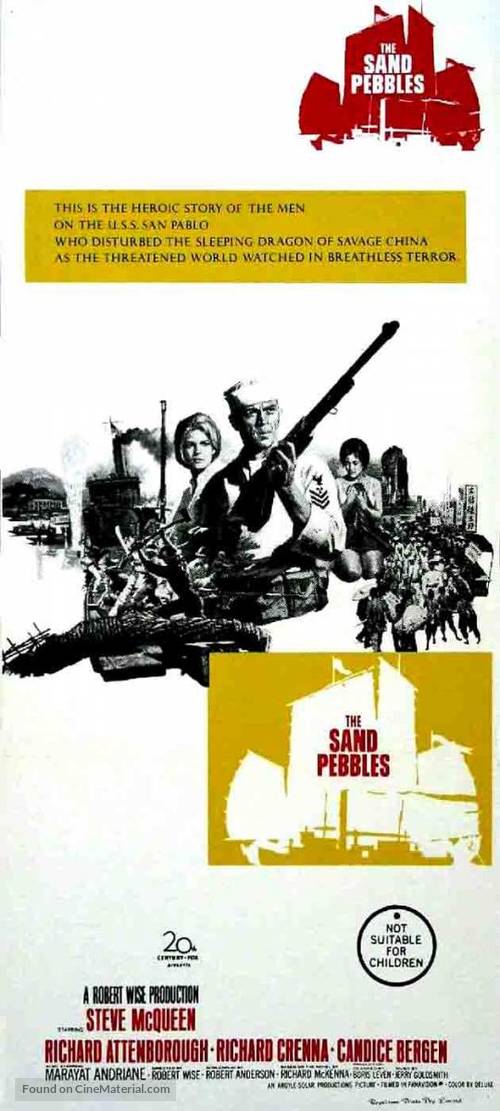 The Sand Pebbles - Australian Movie Poster