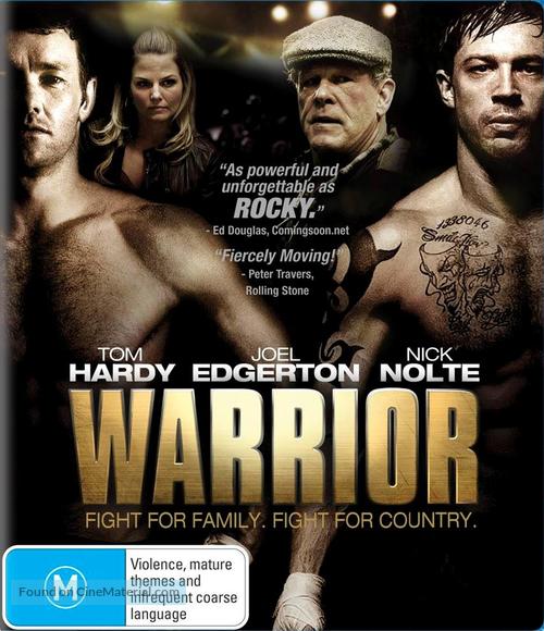 Warrior - Australian Blu-Ray movie cover