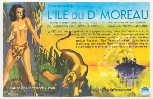 Island of Lost Souls - French Movie Poster