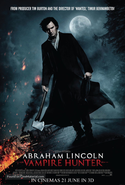 Abraham Lincoln: Vampire Hunter - Malaysian Movie Poster