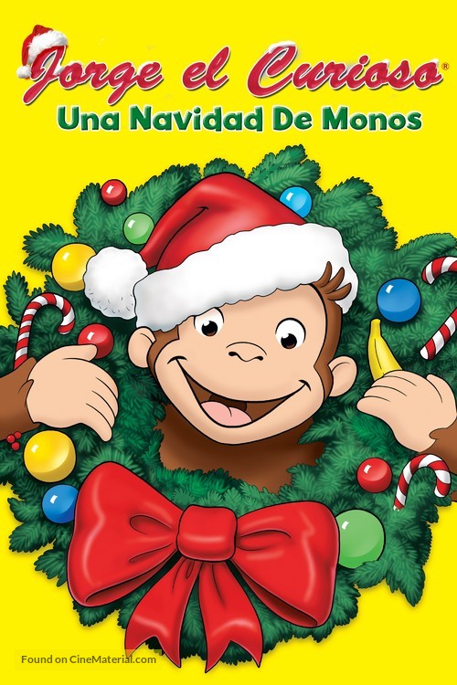 Curious George: A Very Monkey Christmas - Argentinian Movie Cover