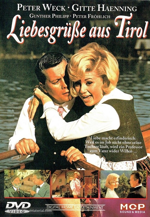 Liebesgr&uuml;&szlig;e aus Tirol - German DVD movie cover