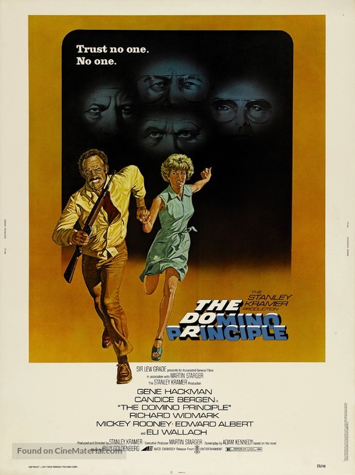The Domino Principle - British Movie Poster