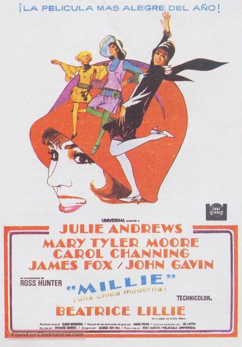 Thoroughly Modern Millie - Spanish Movie Poster