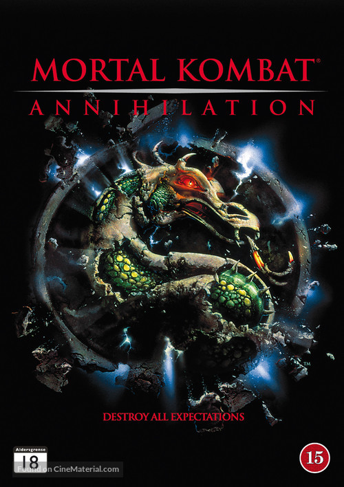 Mortal Kombat: Annihilation - Danish DVD movie cover