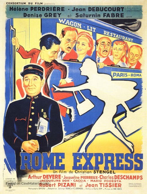 Rome-express - French Movie Poster