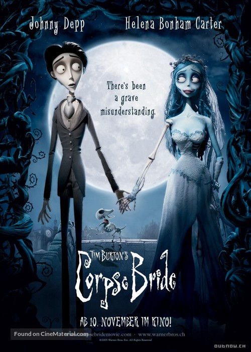 Corpse Bride - Swiss Movie Poster