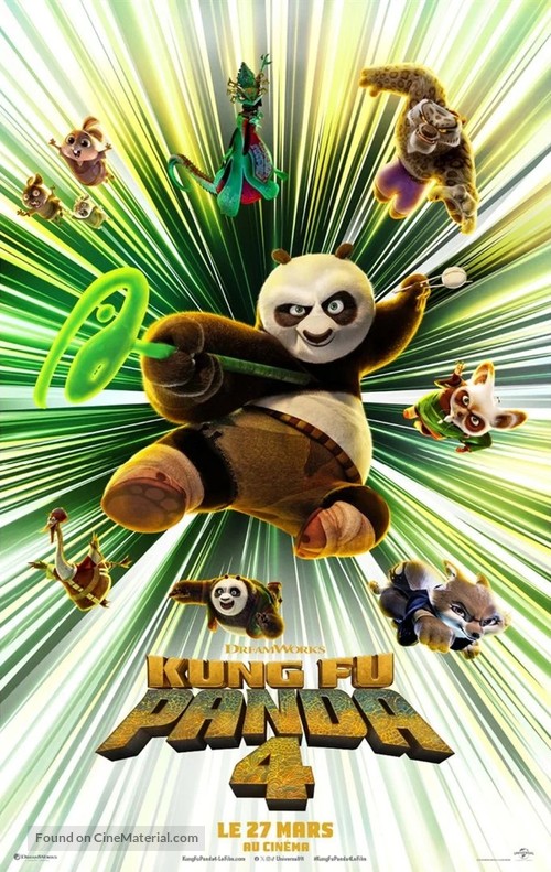 Kung Fu Panda 4 - French Movie Poster