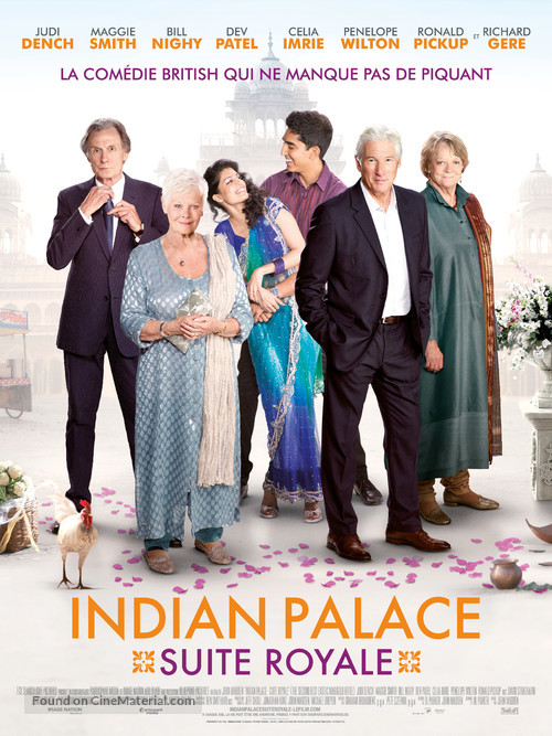 The Second Best Exotic Marigold Hotel - French Movie Poster