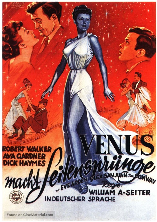 One Touch of Venus - German Movie Poster