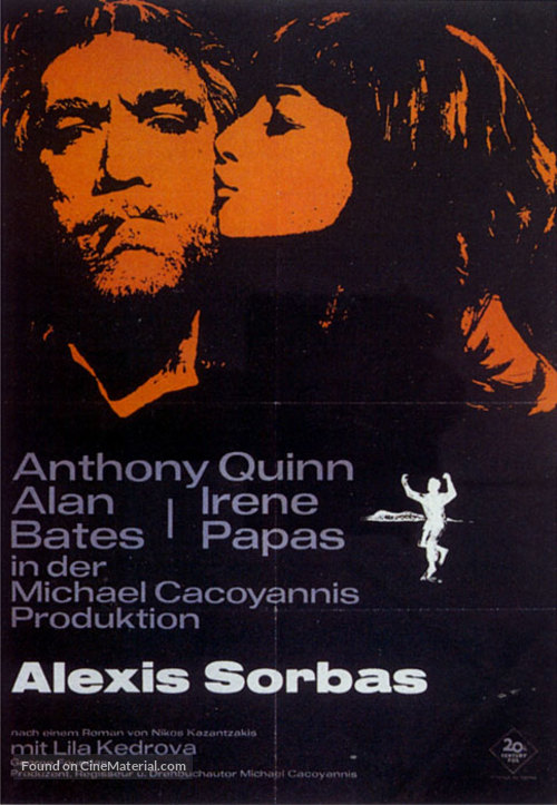 Alexis Zorbas - German Movie Poster