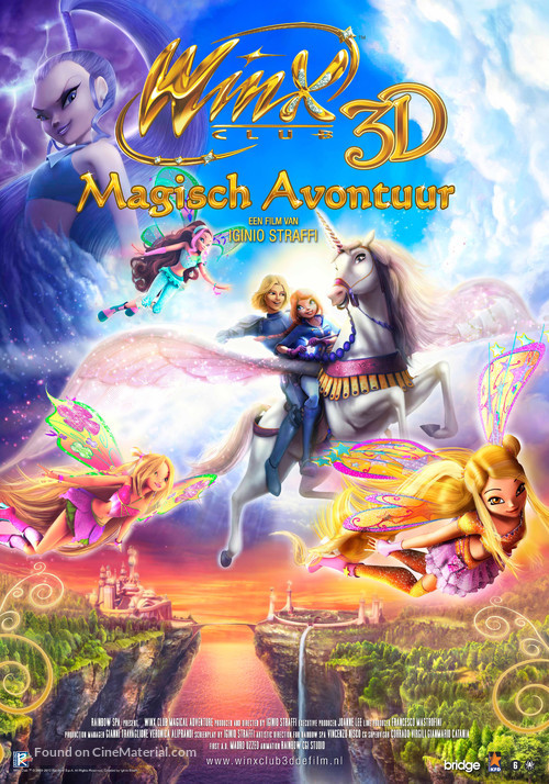 Winx Club 3D: Magic Adventure - Dutch Movie Poster