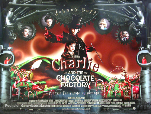 Charlie and the Chocolate Factory - British Movie Poster