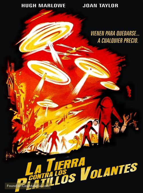 Earth vs. the Flying Saucers - Spanish Movie Cover