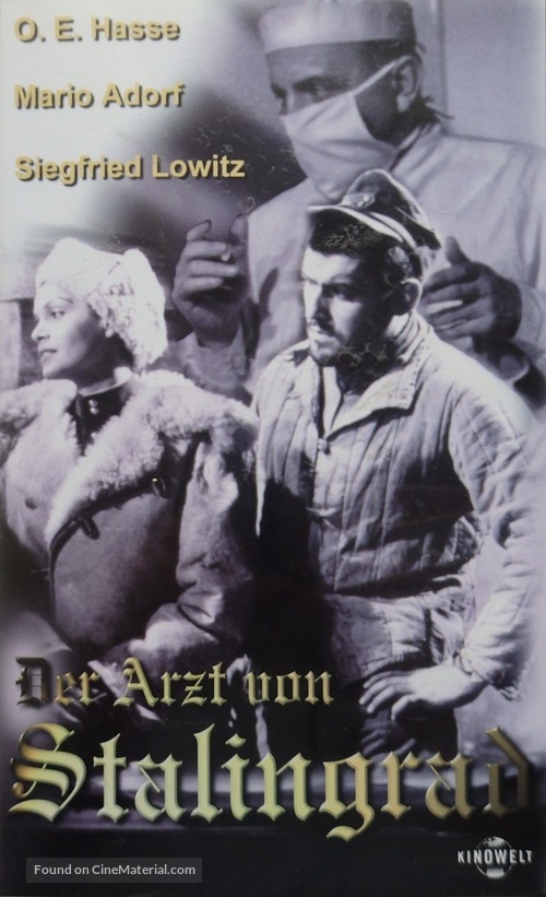 Der Arzt von Stalingrad - German VHS movie cover