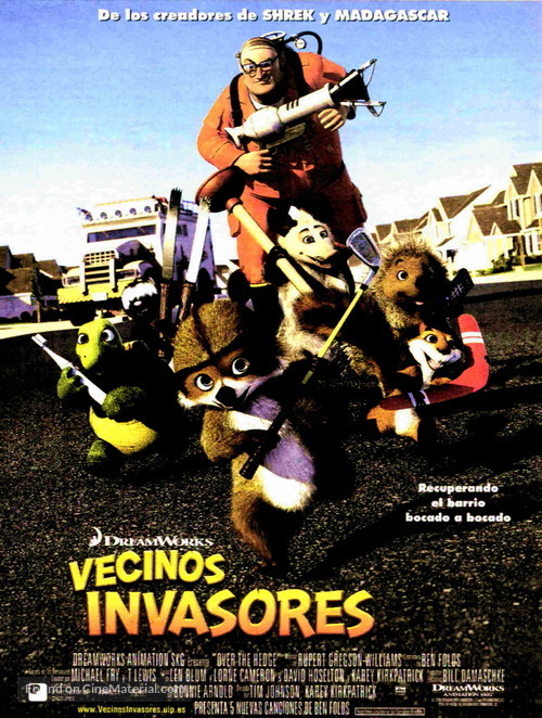 Over the Hedge - Spanish Movie Poster