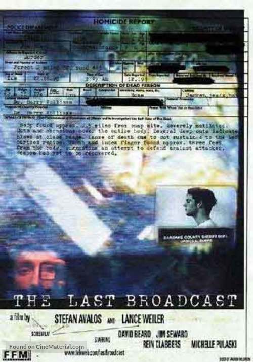 The Last Broadcast - poster