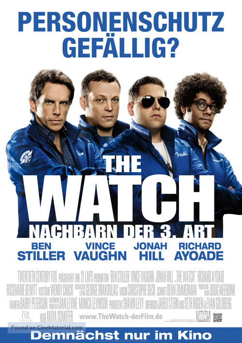 The Watch - German Movie Poster