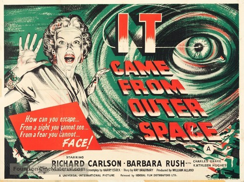It Came from Outer Space - British Movie Poster
