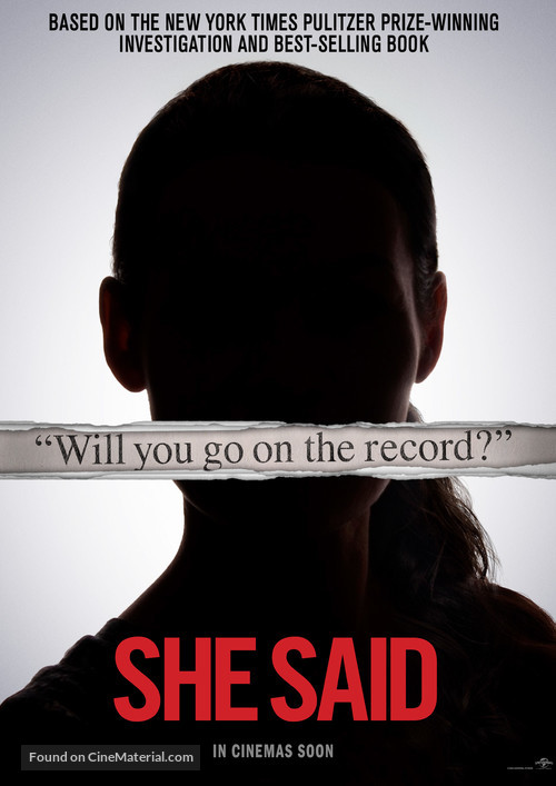 She Said - Norwegian Movie Poster