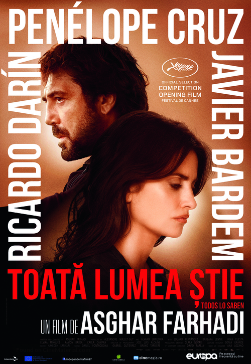 Todos lo saben - Romanian Movie Poster