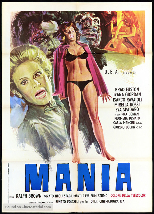 Mania - Italian Movie Poster