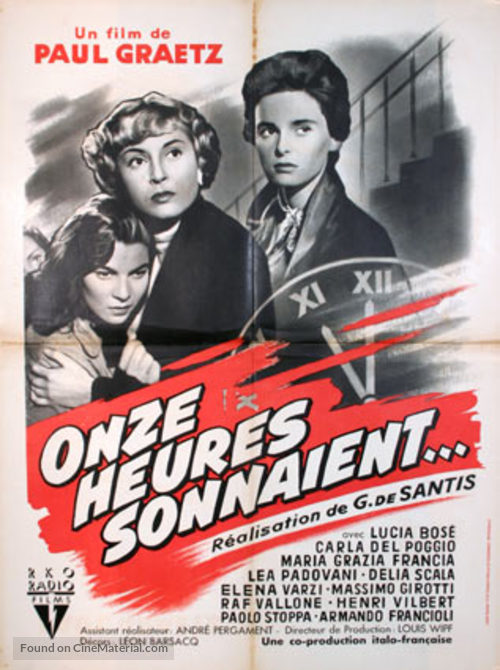 Roma ore 11 - German Movie Poster