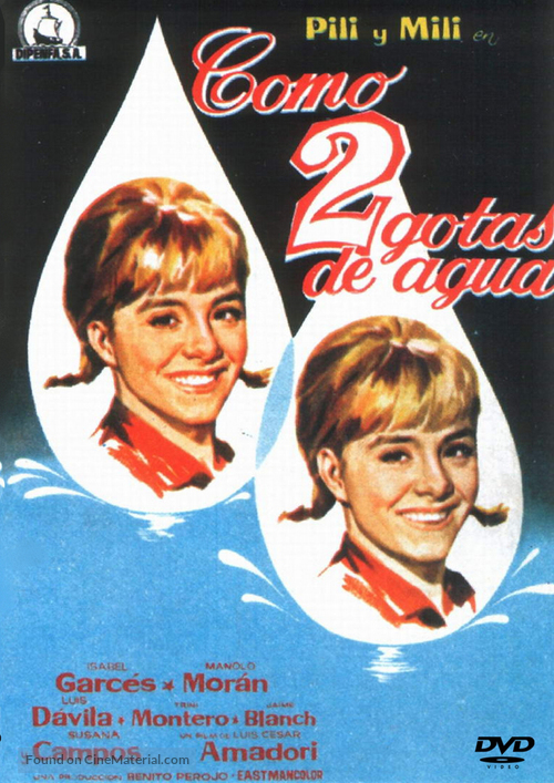 Como dos gotas de agua - Spanish Movie Cover