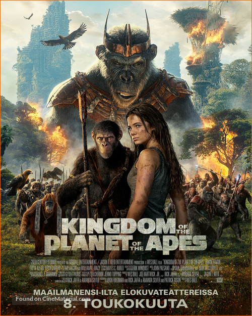 Kingdom of the Planet of the Apes - Finnish Movie Poster