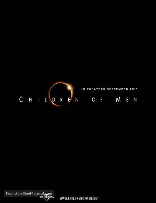 Children of Men - Movie Poster