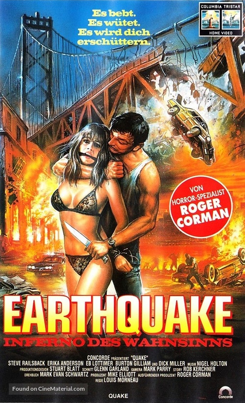 Quake - German VHS movie cover