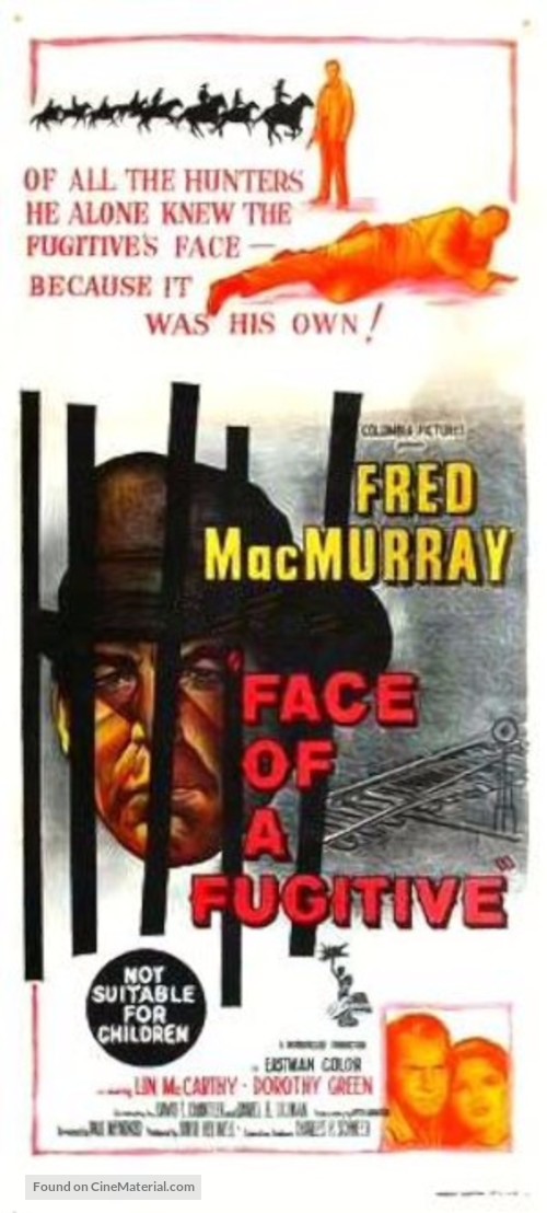 Face of a Fugitive - Australian Movie Poster