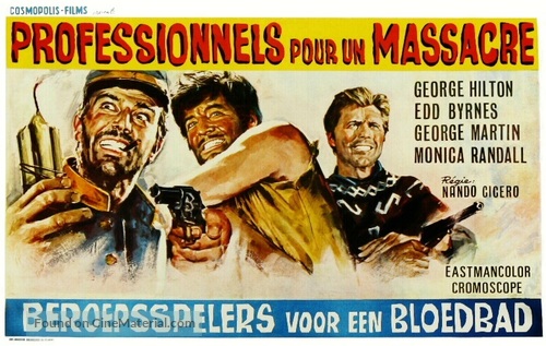 Professionisti per un massacro - Belgian Movie Poster
